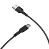  USB USB Type-C - Borofone BX16 Kábel - 2A 1m fekete - 0. kép