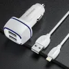  Borofone Autós Töltő USB Lightning Kábellel BZ14 Max - 2xUSB - 2,4A  - 2. kép