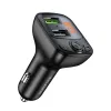 Borofone BC41 Eminency FM Transmitter MP3, Bluetooth, - 2xUSB - QC 3.0 18W fekete - 0. kép