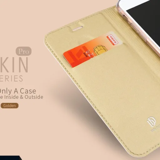 Xiaomi Redmi 10A Dux Ducis Skinpro fliptok arany 