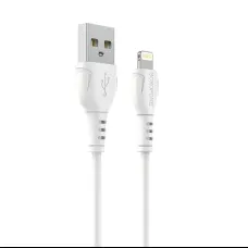  USB A - Lightning Kábel Borofone BX51 Triumph 2,4A 1m fehér