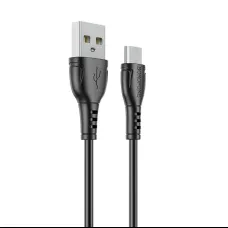 USB - Micro USB Kábel Borofone BX51 Triumph 2,4A 1m fekete