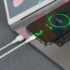 USB - Type C Kábel Borofone BX51 Triumph  3A 1m fehér - 1. kép