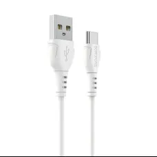 USB - Type C Kábel Borofone BX51 Triumph  3A 1m fehér