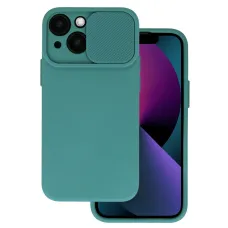 iPhone 13 Camshield Soft tok sötétzöld