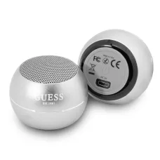 Guess Mini Bluetooth Hangszóró 3W 4H ezüst