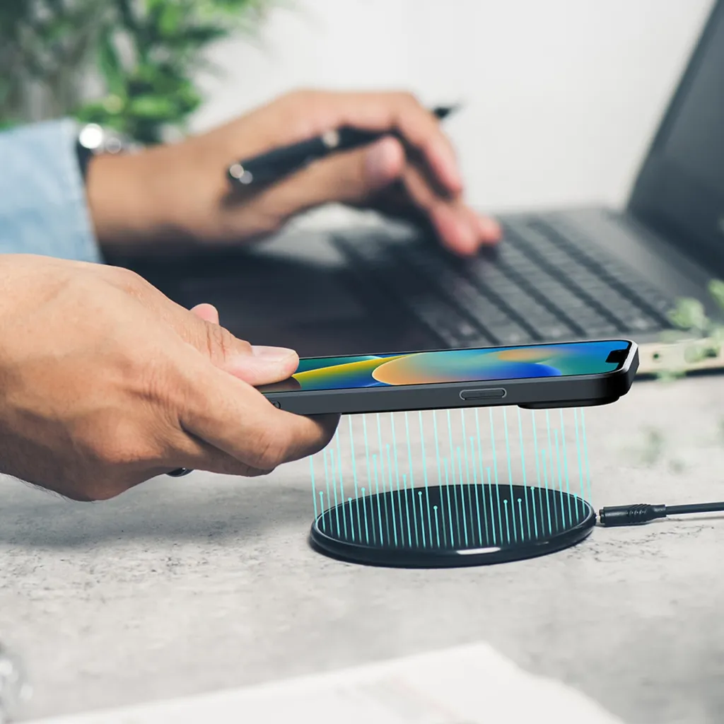 iPhone 14 Plus Dux Ducis Fino nylon bevonatú tok kék - 14