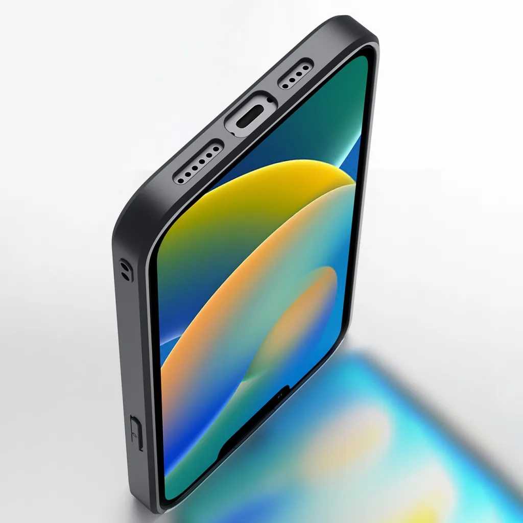 iPhone 14 Plus Dux Ducis Fino nylon bevonatú tok kék - 10