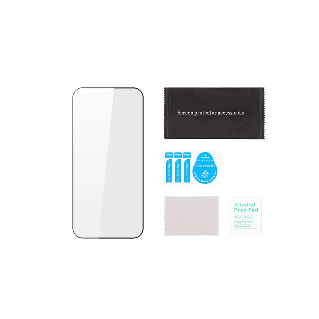 iPhone 14 Pro Max/15 Plus Dux Ducis 10D KIjelzővédő üvegfólia fekete (Tokbarát) - 9