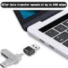 USB Type-C (USB-C) - USB 2.0 OTG USB átalakító adapter fekete - 3. kép