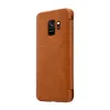 Nillkin Qin bőr fliptok Samsung S9 Plus barna - 0. kép