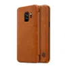 Nillkin Qin bőr fliptok Samsung S9 Plus barna - 2. kép