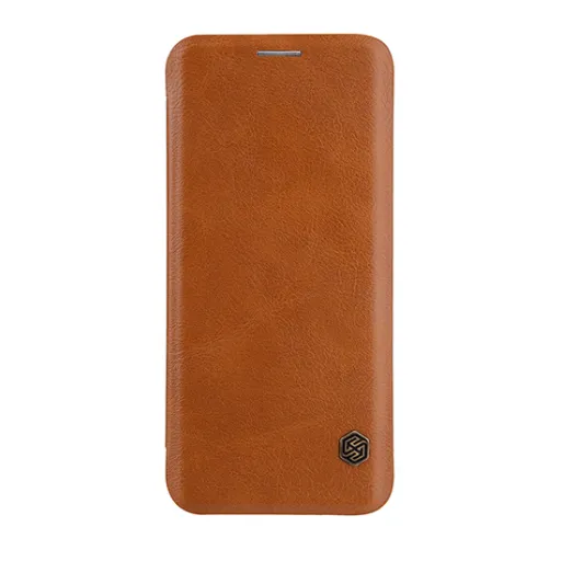 Nillkin Qin bőr fliptok Samsung S9 Plus barna