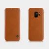 Nillkin Qin bőr fliptok Samsung S9 Plus barna - 3. kép