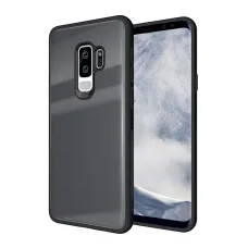 9H üveg hátlapú tok Samsung S9 Plus szürke