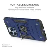 iPhone 14 Ring Armor Case Kickstand tok kihajtható mágneses támasszal kék Alphajack - 0. kép