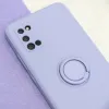 Xiaomi 12 Pro 5G Szilikon tok hátlapi gyűrűvel lila - 0. kép