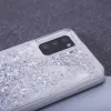 Samsung Galaxy M52 5G Liquid Sparkle folyékony flitteres tok ezüst - 0. kép