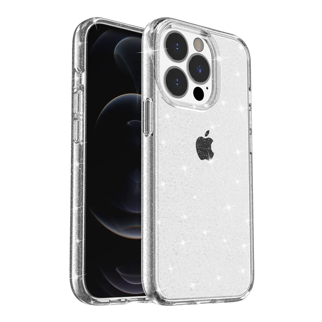 iPhone 14 Pro Max glitter tok áttetsző Alphajack - 8