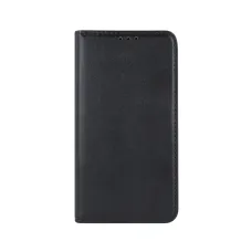 Realme C35 Magnetické Eco kožené flip puzdro čierne Realme C35 Magnetické Eco kožené flip puzdro čierne