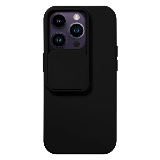 iPhone 14 Pro Camshield Soft puzdro čierne Alphajack