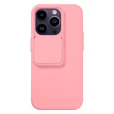 iPhone 14 Pro Camshield Soft tok világos rózsaszín Alphajack