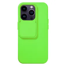 iPhone 14 Pro Camshield Soft tok lime zöld Alphajack