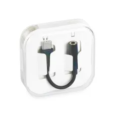 USB Type-C/3.5 mm Jack átalakító adapter fekete