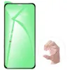 HUAWEI P30 LITE  Full Glue 9D kijelzővédő üvegfólia kerámiával fekete - 1. kép
