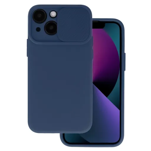 iPhone XR Camshield Soft tok sötétkék Alphajack