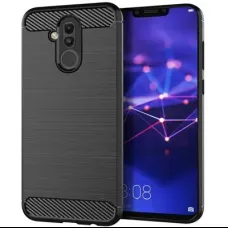 Huawei Mate 20 Lite Forcell carbon mintás tok fekete