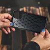 Huawei P20 Lite Forcell carbon mintás tok fekete - 4. kép