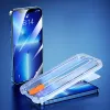 iPhone 13/13 Pro/14 Joyroom kijelzővédő üvegfólia rögzítőkészlettel 2 db átlátszó (JR-PF936) - 3. kép