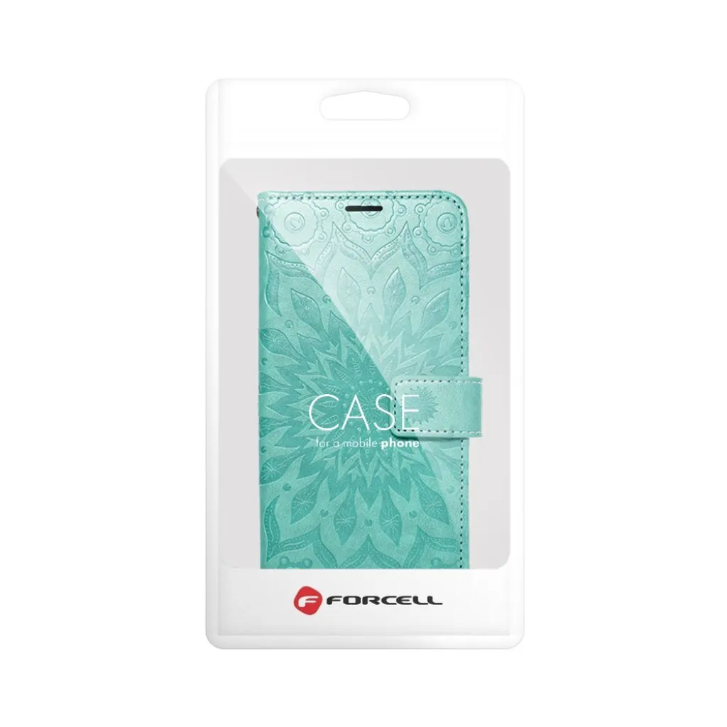 Samsung Galaxy A33 5G Forcell MEZZO mandala mintás fliptok zöld - 11