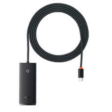 Baseus Adapter HUB - Type C - 4xUSB3.0 - 2m (WKQX030501) fekete