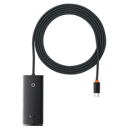 Baseus Adapter HUB - Type C - 4xUSB3.0 - 2m (WKQX030501) fekete
