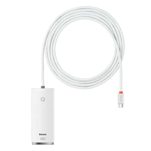 Baseus Adapter HUB - Type C - 4xUSB3.0 - 2m (WKQX030502) fehér