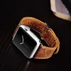 Apple Watch Watch 8/7/6/5/4/3/2/SE (41/40/38mm) iCarer valódi bőr óraszíj Barna (RIW103-OG) - 1. kép