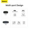 Baseus HDMI - VGA + 3.5mm aux átalakító adapter (WKQX010101) fekete - 2. kép