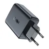 Acefast A29 PD 50W GaN (2 x USB Type C) dual portos töltő adapter fekete - 0. kép