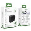 Acefast A29 PD 50W GaN (2 x USB Type C) dual portos töltő adapter fekete - 4. kép
