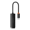Baseus USB Type C - RJ45 (1000 Mbps) átalakító adapter (WKQX000301) fekete - 0. kép