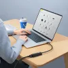 Baseus USB Type C - RJ45 (1000 Mbps) átalakító adapter (WKQX000301) fekete - 3. kép