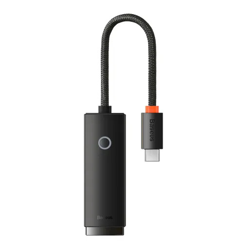 Baseus USB Type C - RJ45 (1000 Mbps) átalakító adapter (WKQX000301) fekete