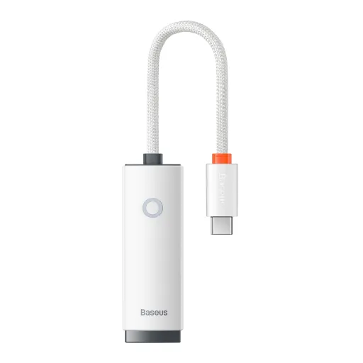 Baseus USB Type C - RJ45 (1000 Mbps) átalakító adapter (WKQX000302) fehér