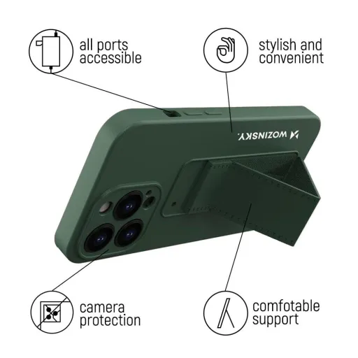 Samsung Galaxy A33 5G Wozinsky Kickstand flexibilis szilikon tok piros Samsung Galaxy A33 5G Wozinsky Kickstand flexibilis szilikon tok piros