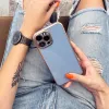 iPhone 13 Pro Lighting Color gél tok arany kerettel rózsaszín - 2. kép
