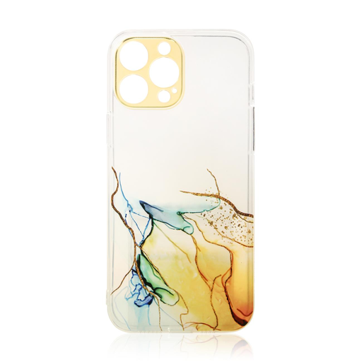 iPhone 13 Pro Marble Gel tok narancssárga iPhone 13 Pro Marble Gel tok narancssárga