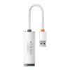 Baseus USB - RJ45 (100 Mbps) átalakító adapter (WKQX000002) fehér - 0. kép