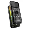 Xiaomi Redmi Note 11/ Note 11S Armor tok csúsztatható kamera lencse védővel fekete - 0. kép